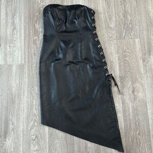 Vintage Newport News leather dress women’s sz 10